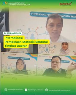 Internalisasi Pembinaan Statistik Sektoral Tingkat Daerah 