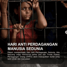 HARI ANTI PERDAGANGAN MANUSIA SEDUNIA