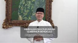 Dukungan Gubernur Bengkulu Untuk Menyukseskan Pendataan Potensi Desa 2024