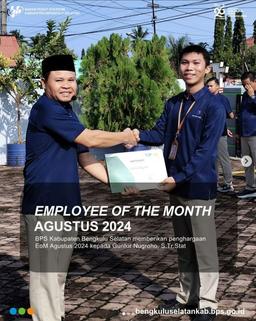 Penghargaan Employee of The Month Agustus 2024