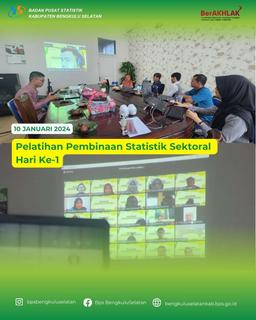 Pelatihan Pembinaan Statistik Sektoral Hari ke-1