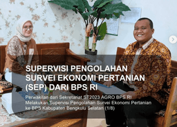 Supervisi Pengolahan Survei Ekonomi Pertanian (SEP) Dari BPS RI