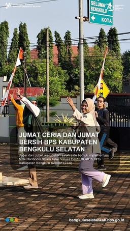 Jumat Ceria dan Jumat Berkah BPS Kabupaten Bengkulu Selatan 23 Juli 2024