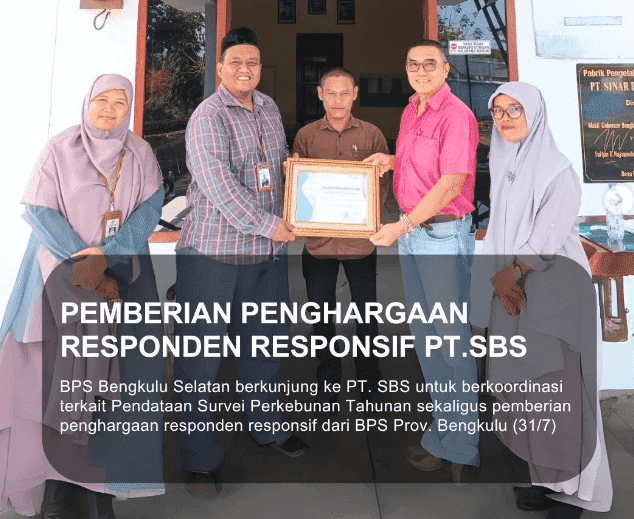 Pemberian Penghargaan Responden Responsif PT.SBS