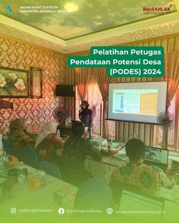 Pelatihan Petugas Pendataan Potensi Desa (PODES) 2024