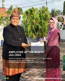 Employee Of the Month (EoM) Juli 2024 BPS Bengkulu Selatan