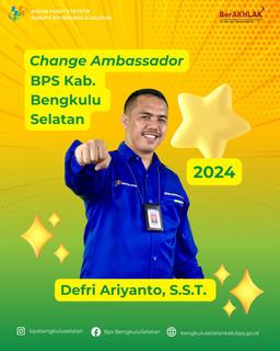 Change Ambassador BPS Kab. Bengkulu Selatan 2024 