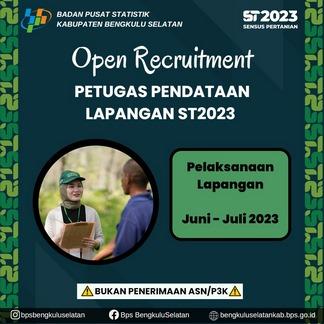 Rekrutmen Petugas Sensus Pertanian ST2023