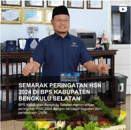 Semarak Peringatan HSN 2024 di BPS Kabupaten Bengkulu Selatan